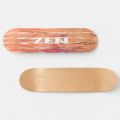 Zen wit riet skateboard (Horizontaal)