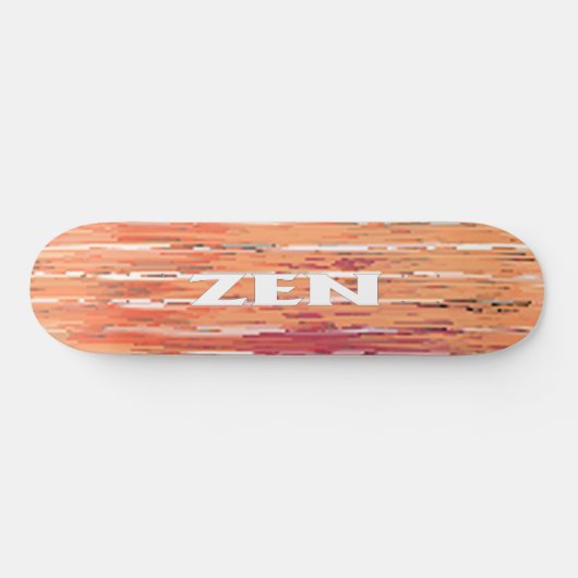 Zen wit riet skateboard (Horizontaal)