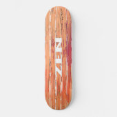 Zen wit riet skateboard (Voorkant)