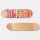 Zen wit riet skateboard (Horizontaal)
