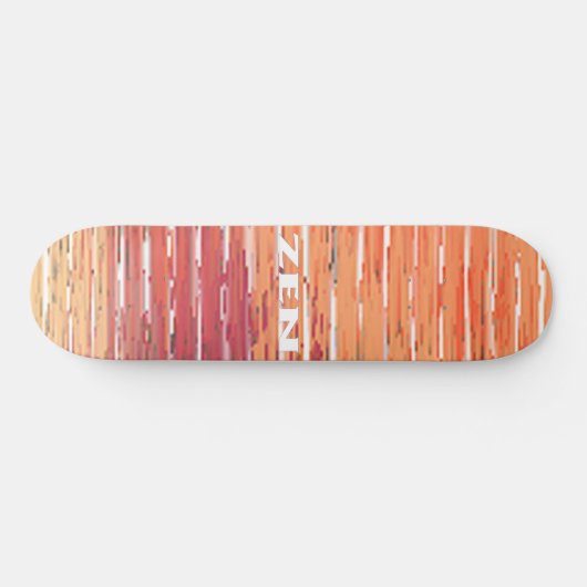 Zen wit riet skateboard (Horizontaal)