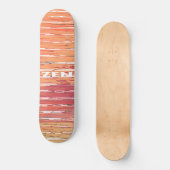 Zen wit riet skateboard (Voorkant)