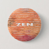 Zen wit riet standaard ronde knop button 5,7 cm (Voorkant)