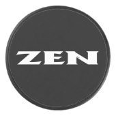 Zen wit zwart hockey puck (Voorkant)