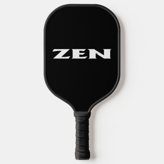 Zen wit zwart pickleball paddle (Voorkant)