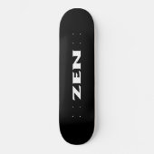 Zen wit zwart skateboard (Voorkant)