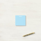 Zen witte blauwe notitieblokken post-it® notes (Op bureau)