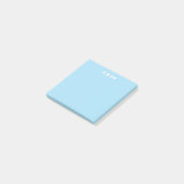 Zen witte blauwe notitieblokken post-it® notes (Schuin)