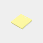Zen witte gele notitieblokken post-it® notes (Schuin)