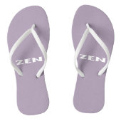 Zen witte grijze teenslippers (Voetbed)