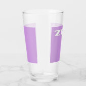 Zen witte lila glazen tumbler (Rechts)