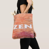 Zen witte riet schouder canvas tas (Dichtbij)