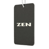 Zen witte zwarte auto luchtverfrisser (Links)