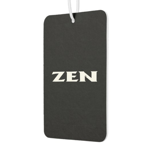 Zen witte zwarte auto luchtverfrisser (Links)