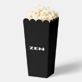 Zen witte zwarte popcorn dozen bedankdoosjes (Popped)