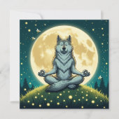 Zen wolf kaart (Voorkant)