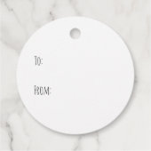 Zen Yin Yang Black White Bedankjes Labels (Achterkant)