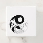 Zen Yin Yang Black White Bedankjes Labels (In situ)