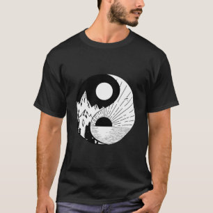 Zen Yin Yang Black White T-shirt