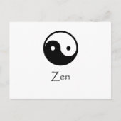 Zen Yin & Yang Briefkaart (Voorkant)
