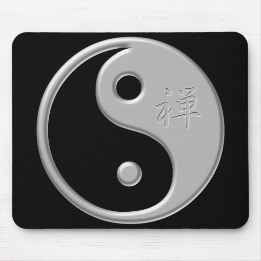Zen Yin Yang Mousepad Muismat (Voorkant)