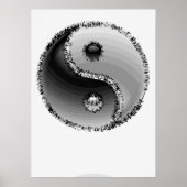 ZEN YIN-YANG SYMBOL POSTER (Voorkant)