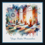 Zen Yoga Class Spiritual Mindfulness Watercolor Perfect Poster<br><div class="desc">Bring calm, color, and mindful energy into any space with this beautiful watercolor‑style yoga class poster. Soft artistic splashes, warm natural light, and peaceful seated poses create a serene zen atmosphere perfect for yoga studios, meditation rooms, wellness spaces, or home décor. The glowing mandala backdrop and expressive watercolor textures add...</div>