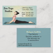 Zen Yoga - Instructeur of Trainer Visitekaartje (Voorkant / Achterkant)