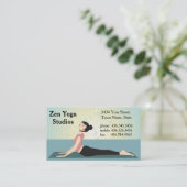 Zen Yoga - Instructeur of Trainer Visitekaartje (Staand voorkant)