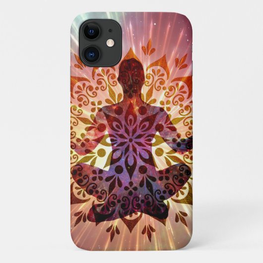 Zen Yoga Lotus Meditation Mandala Namaste Case-Mate iPhone Case (Achterkant)