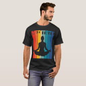 Zen Yoga Meditate Cool Graphic Plus Si T-shirt (Voorkant volledig)