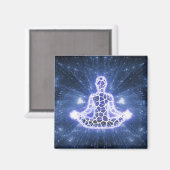 Zen Yoga Meditation Chakra Spiritueel Magneet (Voorkant / Achterkant)