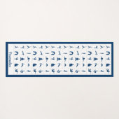 Zen Yoga Meditation Lotus Tree of Life Namaste Yogamat (Achterkant (horizontaal))