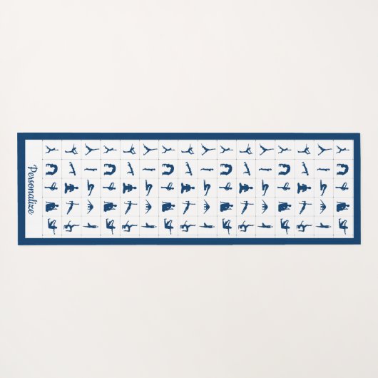 Zen Yoga Meditation Lotus Tree of Life Namaste Yogamat (Achterkant (horizontaal))