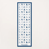 Zen Yoga Meditation Lotus Tree of Life Namaste Yogamat (Voorkant)