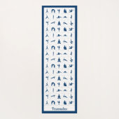 Zen Yoga Meditation Lotus Tree of Life Namaste Yogamat (Achterkant)