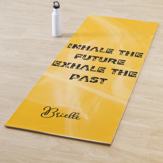 Zen | Yoga Quote | Gepersonaliseerde naam Mat (In situ)