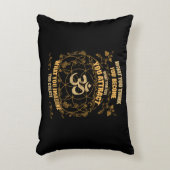 Zen Yoga Spirituele Om wat je denkt te worden Accent Kussen (Voorkant(Verticaal))