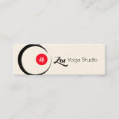Zen Yoga Studio Mini Visitekaartje (Voorkant)