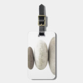 Zen yogo stenen bagagelabel (Voorkant verticaal)