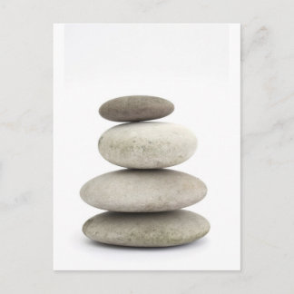 Zen yogo stenen briefkaart