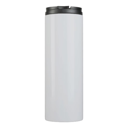 Zen YOLO Om Minimalist Grey Thermosbeker (Achterkant)