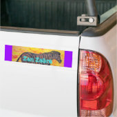 Zen Zebra Bumpersticker (Op Truck)