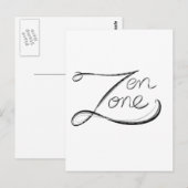Zen Zone Briefkaart (Voorkant / Achterkant)