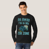 Zen Zone Ontspannend Stille Moeder Moeders Zen Geb T-shirt (Voorkant volledig)