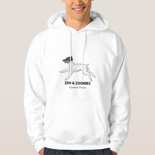Zen & Zoomies Hoodie (Voorkant)