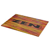 Zen zwart draad glas snijplank (Hoek)
