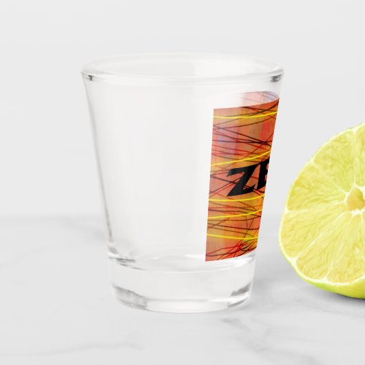 Zen zwart draad schot glas (Links)