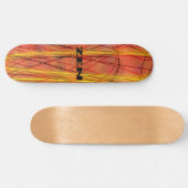 Zen zwart draad skateboard (Horizontaal)