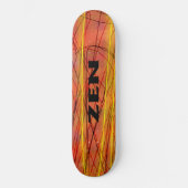 Zen zwart draad skateboard (Voorkant)